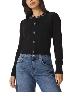 Кардиган с круглым вырезом Montana Splendid, черный