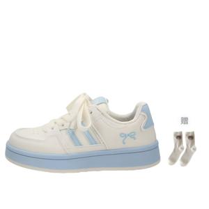 Низкие женские кроссовки BINGO DUCK, Blue+Gift Socks