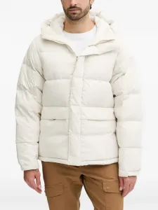 Утепленная куртка с капюшоном The North Face, бежевый