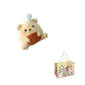 Плюшевая кукла Capybara Cute Bread Bear высотой 30 см KUMAOYA