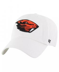 Мужская белая регулируемая шапка Oregon State Beavers Clean Up '47 Brand, белый