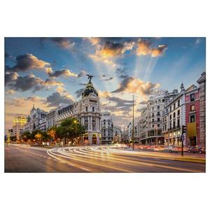 Картина на холсте A.S. Création Madrid Gran Via цвет grau/grün