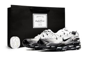 Nike Низкие кроссовки для повседневных тренировок и городских перемещений мужские black white gray