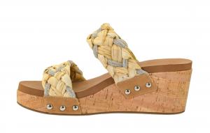 Женские мюли на каблуке из рафии Corkys Footwear, Raffia
