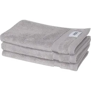 Гостевое полотенце из коллекции SCHÖNER WOHNEN Cuddly с быстро сохнущим качеством Airtouch Schöner Wohnen-Kollektion, серый