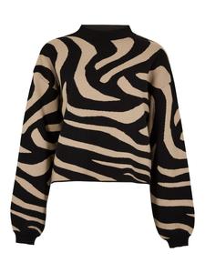 Свитер Apricot, мокко/черный