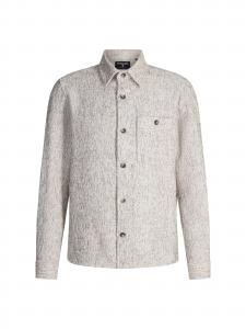 STRELLSON Рубашка на пуговицах 'Niu' Regular fit в крапчатом бежевом цвете