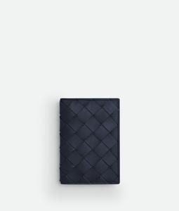 Мужской картхолдер Flap Card Case BOTTEGA VENETA, синий