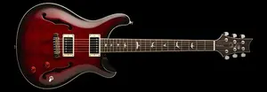 Электрогитара PRS, HBECB, SE Hollowbody Standard, полая электрогитара Fire Red Burst с твердым чехлом