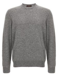 Шерстяной свитер Zanone, серый