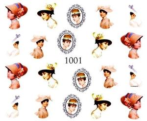 Водные наклейки для ногтей - №1001, Raisin