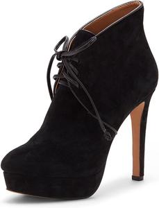 Женские замшевые ботильоны на платформе FOWT с завязками, элегантные с закрытым круглым носком, каблук 4 дюйма, удобные туфли с комбинацией материалов на высоком каблуке для вечеринок, зеленого цвета, размеры США 4-16 M