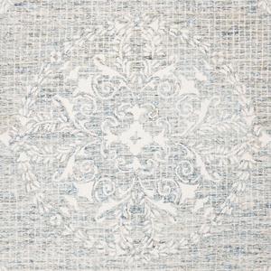 Ковер SAFAVIEH, 183 x 183 см, Abstract Collection, Light Blue, ручной работы из шерсти, идеален для помещений с высокой проходимостью в гостиной, спальне (ABT762J)