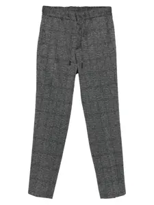 Фактурные брюки с кулиской Karl Lagerfeld, черный