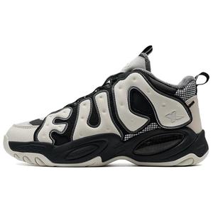 XTEP Кроссовки для скейтбординга с противоскользящей подошвой, износостойкие, мужские, серо-черные