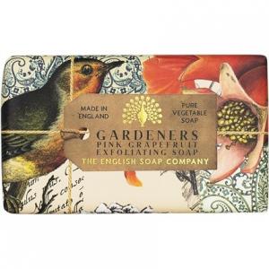 The English Soap Company Юбилейное обернутое мыло-кусок отшелушивающее мыло с маслом ши 190 г Gardeners с ароматом розового грейпфрута
