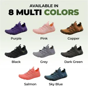 Caspian Adventure HF - уличная обувь для босых ног с противоскользящей подошвой, широким носком, легкая и дышащая, быстросохнущая повседневная обувь унисекс Hike Footwear, серый