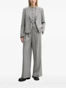 Топ без рукавов с застежкой на пуговицы SAMSOE SAMSOE, серый