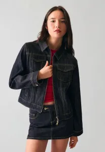 Джинсовая куртка Bershka, Royal Blue