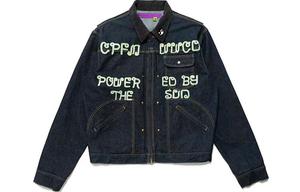 Кактус Растение Блошиный рынок WWCD Джинсовая куртка Human Made, индиго