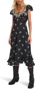 Женский Haven Midi Free People, Black Combo