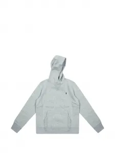 Худи с логотипом Polo Ralph Lauren Kids, серый