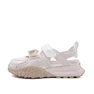 Кроссовки женские толстые низкие Joy&Mario, серебряный