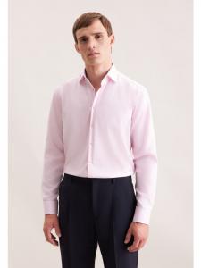 Деловая рубашка, обычного размера, розового цвета Seidensticker