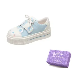 Alxnan Женские низкие кеды синие, цвет Blue