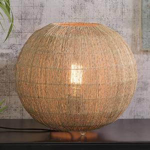 Настольная лампа GOOD&MOJO Iguazu, бежевый - джут - 32 x 36 x 32 см