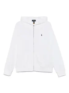 Худи с вышивкой Polo Pony POLO RALPH LAUREN KIDS, белый