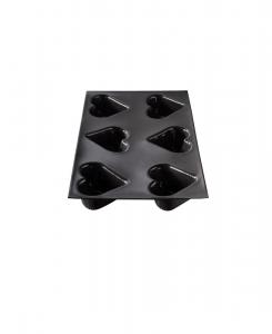 Форма для сердечек Flexipan 6 Silpat, BLACK