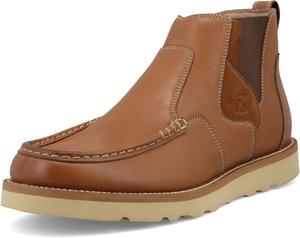 Twisted X мужские ботинки с клиньевой подошвой Chelsea 4 с мок-носком, Brown Tan