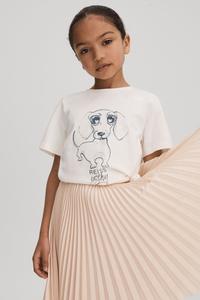 Асимметричная юбка азалии со складками Reiss, розовый