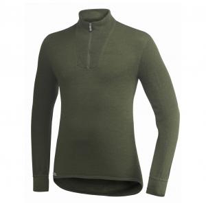 Лонгслив Woolpower Zip Turtleneck 400, цвет Pine Green