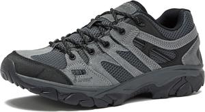 Водонепроницаемые походные кроссовки HI-TEC Ridge Low для мужчин, легкие и дышащие для трекинга и прогулок по тропам, размеры 7-15, средняя и широкая посадка, черный