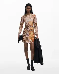 Романтическая мини-юбка Desigual, оранжевый