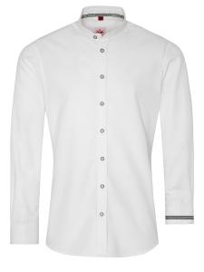 Облегающая традиционная рубашка на пуговицах SPIETH & WENSKY Alberto, белый