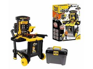 Столярная мастерская + инструменты 3в1 Ящик, тележка, стол TOOLS