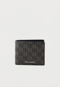 Кошелек KARL LAGERFELD MONOGRAM WALLET, Black/Brown/Black