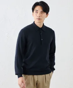 Поло из мериносовой шерсти 14G S. Essentials, цвет Navy