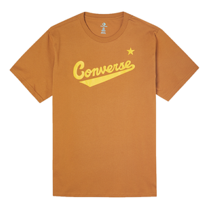 Футболка Converse Nova Logo T-Shirt 'Dark Soba' 10018235-A31, коричневый