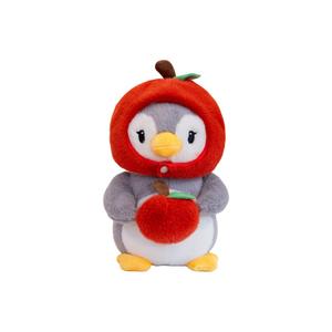 Милые плюшевые игрушки пингвины с фруктами, высота 28см XINGBA