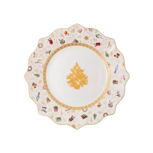 Тарелка Villeroy & Boch Toy's Delight, 24,4 см, бело-золотой