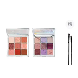 Палетка теней для век Alice Nine Colors Natural No Transfer Eye Enhancing ZEESEA