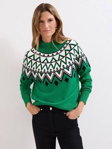 Свитер Karla в стиле Fair Isle Phase Eight, Green
