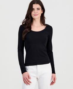 Детская трикотажная футболка с длинными рукавами Hippie Rose, Black