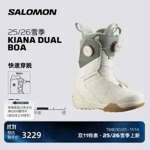 Salomon Зимние ботинки KIANA DUAL BOA L49164200 22.5 (35.5) для катания на лыжах и сноуборде сезона 25-26
