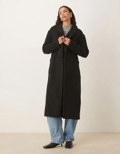 Glamorous пальто свободного покроя черного цвета