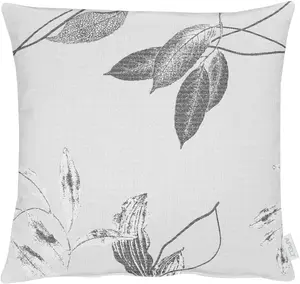 АПЕЛЬТ декоративная подушка "1602", чехол с наполнителем, 1 шт APELT 48х48 см, белый/черный